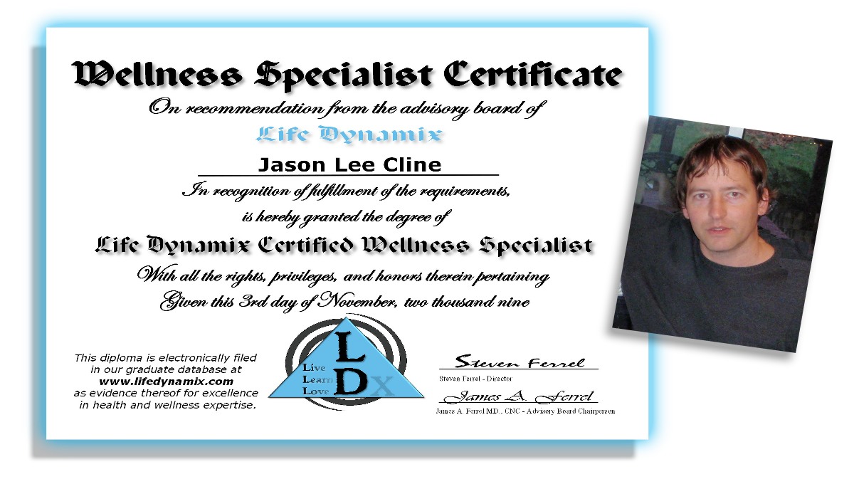 Jason Cline – Certified Wellness Specialist