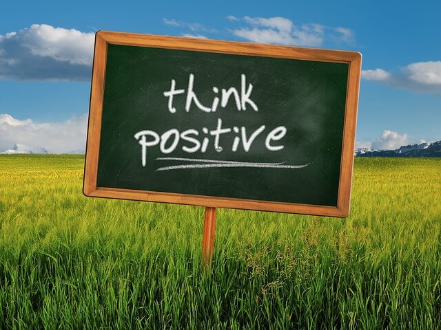 Self-help think positive