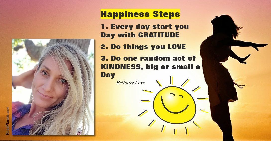 3 Steps For Happiness