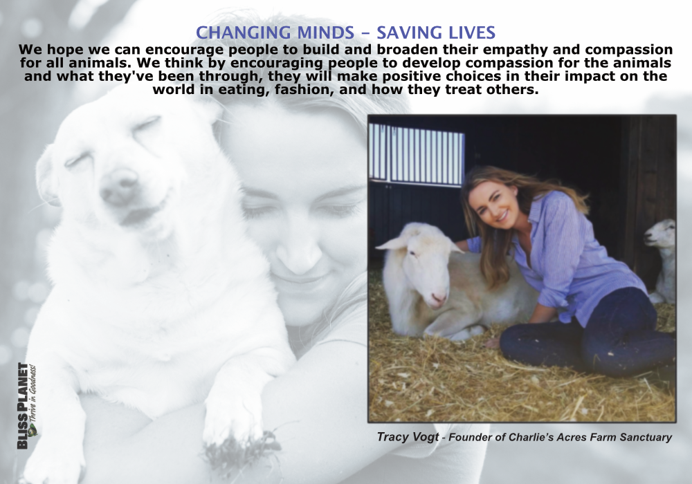 Tracy Vogt – Charlie’s Acres Farm Sanctuary Founder