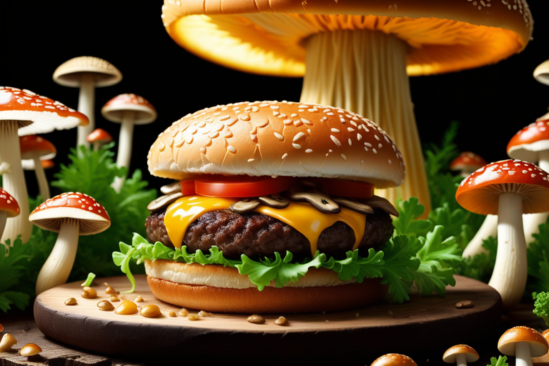 mycelium-meat-burger