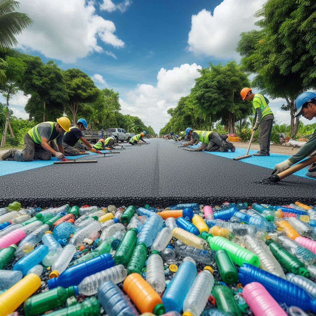 Innovative Solutions For Plastic Waste Recycled Plastic Road Surfacing Innovative Solutions For Plastic Waste Recycled Plastic Road Surfacing