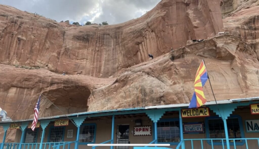 mountain behind Tomahawk Indian Store: Lupton, Arizona