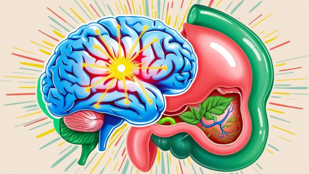 healthy brain & stomach for health and happiness