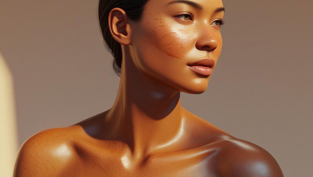 medium skin sun exposure